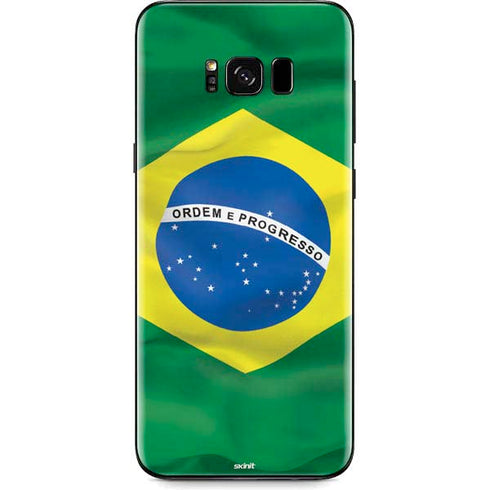 Brazil Flag Galaxy S8 Skin